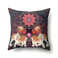 Abstract Geometric Bohemian Pillowcase in Colorful Exotic Style by Ljojo