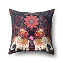 Abstract Geometric Bohemian Pillowcase in Colorful Exotic Style by Ljojo