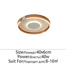 Modern LED Ring Ceiling Light for Dining Room Living Room by Ljojo |
Minimalist Home Lighting for Bedroom and Study Room