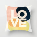 Ljojo Love Burst Flower Pillow Case for Home Sofa Chair Decor