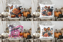 Halloween Rose & Butterfly Pillow Cover by Ljojo for Sofa, Bedroom, Car