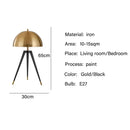 Wabi-sabi Tripod Iron Cap LED Floor Lamp for Bedroom Chandelier by Ljojo