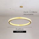 Modern Led Chandelier Pendant Light for Living Room, Ljojo Acrylic Indoor Lighting Fixture.