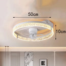 Modern Led Ceiling Fan with Light for Bedroom Home Decor by Ljojo