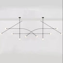 Nordic Designer Glass Chandelier Pendant Light for Living Room - Modern Ljojo Light Fixtures