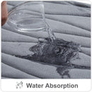 Ljojo Memory Foam Bathroom Rug Set: Non-Slip, Absorbent, Soft U-Shaped and Rectangle Mats