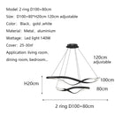 LED Circular Minimalist Pendant Light Luxury by Ljojo | Designer Nordic Dining Room Lamp