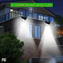 Ljojo 100LED Solar Wall Lamp with Motion Sensor for Garden Courtyard