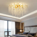 K9 Crystal Ceiling Chandelier Light - Elegant Chrome Finish for Bedroom, Living Room, Dining Room