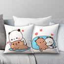 Ljojo 45x45 Cushion Cover, Cute Square Pillowcase, Birthday Wedding Gift