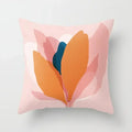 Ljojo Minimal Line Abstract Sun Pattern Plush Pillow Case