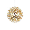 LED Pendant Light Dandelion Art Ball Nordic Spherical Chandelier for Bedroom Living Room by Ljojo