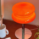 Ljojo Macaron Glass Table Lamp Trichromatic Dimming for Living Room, Bedroom Atmosphere