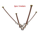 Ljojo™ Leather Chandelier Pendant Light for Kitchen Dining Living Room