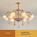 French Living Room Crystal Glass Chandelier Minimalist Modern Luxury Dining Bedroom Villa Hanging Lights Ljojo