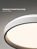 Ljojo LED Round Ceiling Lamp: Modern, Simple, & Stylish for Bedroom, Study, Balcony & Living Room