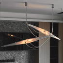 Modern Design Branch Pendant Light Fixture LED Glass Home Lighting by Ljojo.