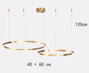 Pendant Light Fixture Modern Minimalist Circular Ring Design by Ljojo