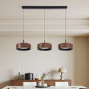 Nordic LED Pendant Light with Walnut Wood Grain Design - Ljojo
