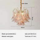Luxury Colorful Glass E14 Pendant Lights Retro Art Chandeliers by Ljojo