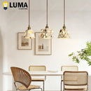 Ljojo Terrazzo Pendant Lamp Natural Stone LED Mid-Century Luxury Foyer KitchenBar Home
