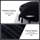 Black Tassel Pillowcases by Ljojo - Velvet Holiday Home Decoration Gift