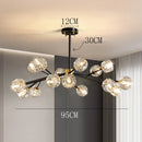 Ljojo Luxury Crystal Chandelier Pendant Light | Modern Dining Room Ceiling Lamp