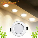 Ljojo™ LED Downlight Indoor Spot Lighting 3W-15W Round Recessed Lamp 220V Kitchen Bedroom