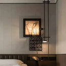Modern Black Chandelier Pendant Light for Living Room by Ljojo - LED Hanging Lamp Fixture