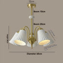 Ceramic Chandelier: Elegant American Master Bedroom Light by Ljojo