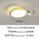 LED Ceiling Lamp Modern Nordic Moon Design Remote Control Light Fixture Ljojo