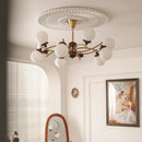 French Retro Glass Ball Chandelier Pendant Lamp Home Decor Lighting by Ljojo