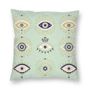 Evil Eye Black Art Cushion Cover Mystery Spirit Pillowcase by Ljojo
