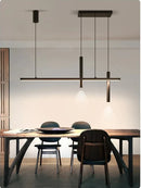 Modern Simple LED Chandelier for Dining Room by Ljojo | Designer Pendant Lamps Home Decor