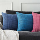 Ljojo Luxe Velvet Striped Cushion Cover Set - 45X45cm Home Decor Pillow Case
