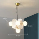 Ljojo Luxury Sphere Chandelier for Living Room, Restaurant, Bedroom
