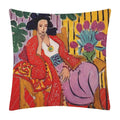 Ljojo Matisse Portrait Art Printed Cushion Cover 45X45cm