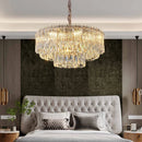 Ljojo Light Luxury Crystal Chandelier: French Modern, Simple Atmosphere for Living Room, Dining Room & Bedroom