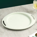 Ljojo Lilac Wheat Straw Dinner Plates Set - Eco Friendly Lightweight Tableware