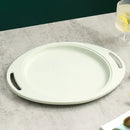 Ljojo Lilac Wheat Straw Dinner Plates Set - Eco Friendly Lightweight Tableware