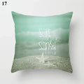 Ljojo Mint Green Blue Geometric Cushion Cover Modern Home Decor