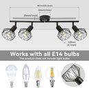 Elegant Adjustable Angle Ceiling Chandelier Ljojo Strip Shape 25W Home Decor