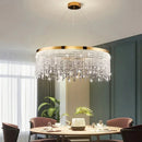 Ljojo Luxury Crystal Chandelier Pendant Lights for Living Dining Room
