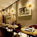 Gold Dandelion Ball Pendant Lamp for Home Decor by Ljojo