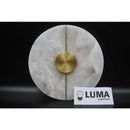 Ljojo Modern Luxury Alabaster Marble Wall Sconce | Creative Natural Copper Wall Light