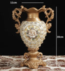 Ljojo™ European Resin Vase Dried Flower Arrangement Home Decor Plate