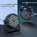 Ljojo™ 4PCS 36LEDs RGB Par Lights with Remote Control for Disco Wedding Party