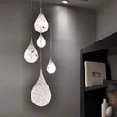 Ljojo Marble Art LED Chandelier - Luxury Dining Room Ceiling Lighting