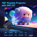 Ljojo™ Smart 4K Wifi6 Projector 1080P 390ANSI BT5.0 Home Cinema Upgrated HY300