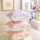 Embroidered Rabbit Plush Pillowcase by Ljojo: French Sweet Sofa Decor & Headboard Accent